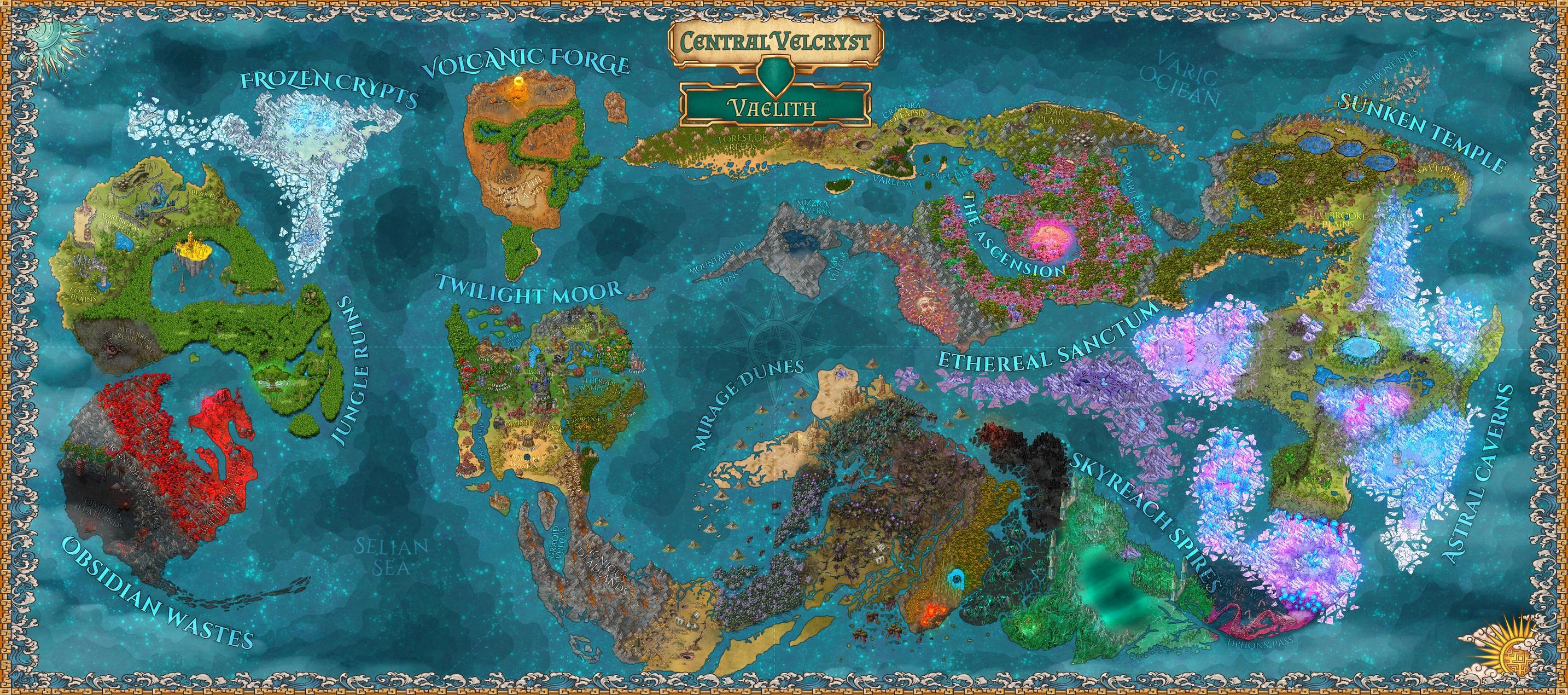 Relic Raider World Map